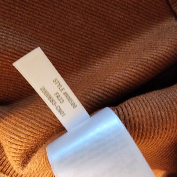 Madewell The Signature Knit Cutaway Sweater Tank NWT Brown XL - Picture 8 of 8